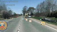 В Багратионовском районе столкнулись две легковушки, обе вылетели в кювет