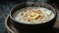 Уютный завтрак прямиком из норвежских земель: простой рецепт нежной каши рёммегрот на сметане и молоке 