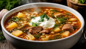 Насыщенный вкус копчёностей, поразивший всю семью: как правильно сварить солянку с мясными деликатесами