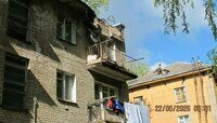 В доме под Калининградом продолжает разваливаться на куски крыша (фото)  