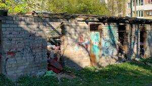 Когда-то хранили уголь, теперь хранят мусор: калининградка годами борется с руинами сараев во дворе (фото)  