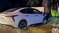 В Калининграде легковушка врезалась в дерево на Аллее Смелых, водитель погиб