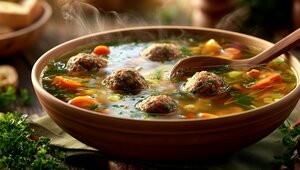 Сытно, просто, быстро и очень вкусно: как сварить домашний суп с фрикадельками и вермишелью
